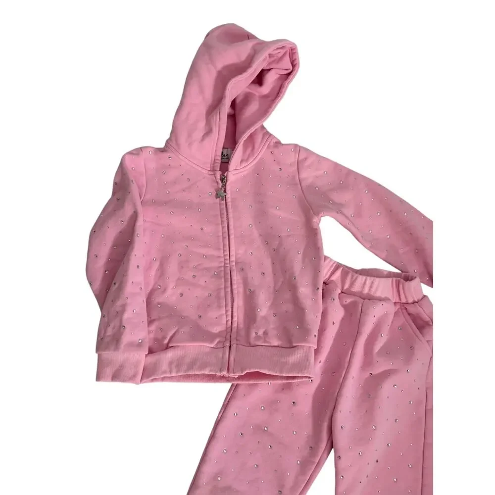 LOLA & THE BOYS MARGOT SPARKLE TRACK SET SIZE 6- Read description